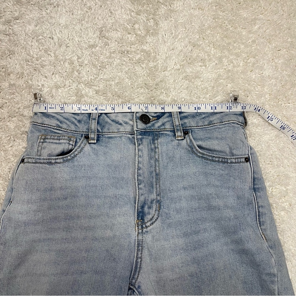 PacSun Mom Jean Women's 25 Light Blue Casual Classic 5 Pocket Denim - Picture 6 of 10